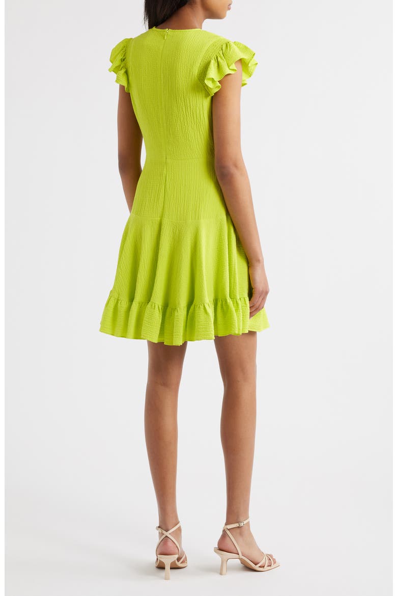 Center Ruched A-Line Dress, Alternate, color, YELLOW