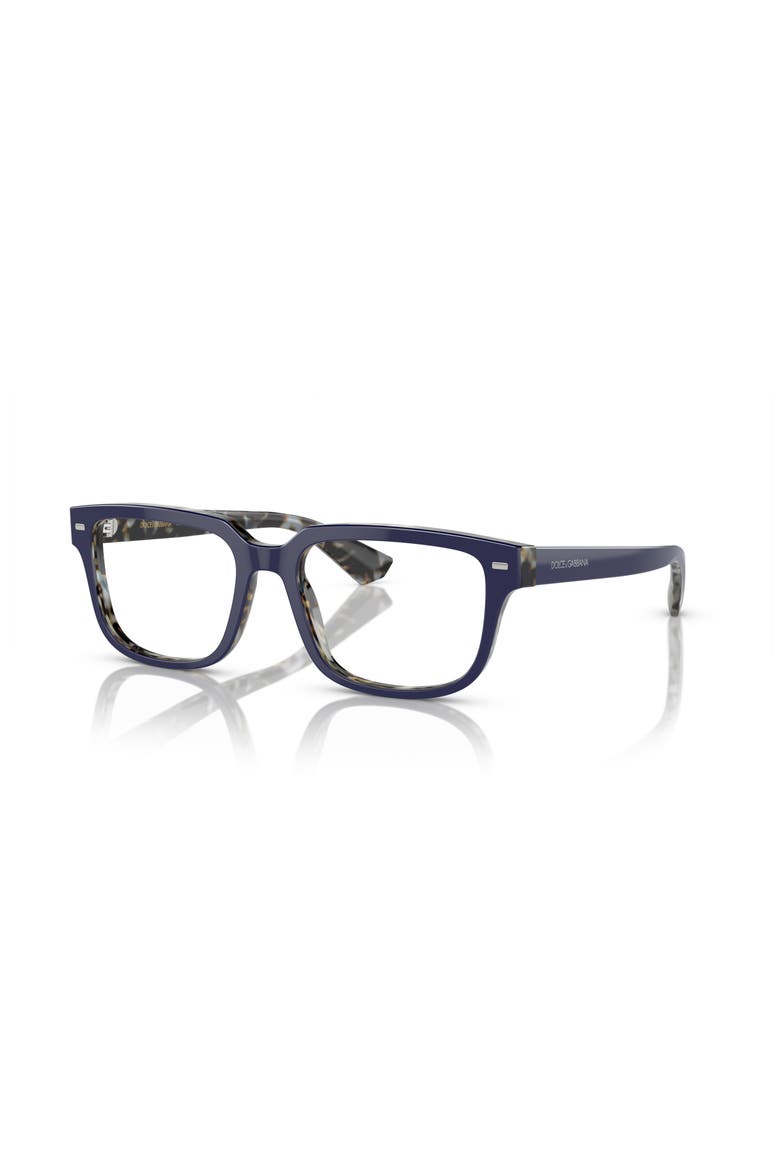 52mm Square optical glasses, Main, color, Blue