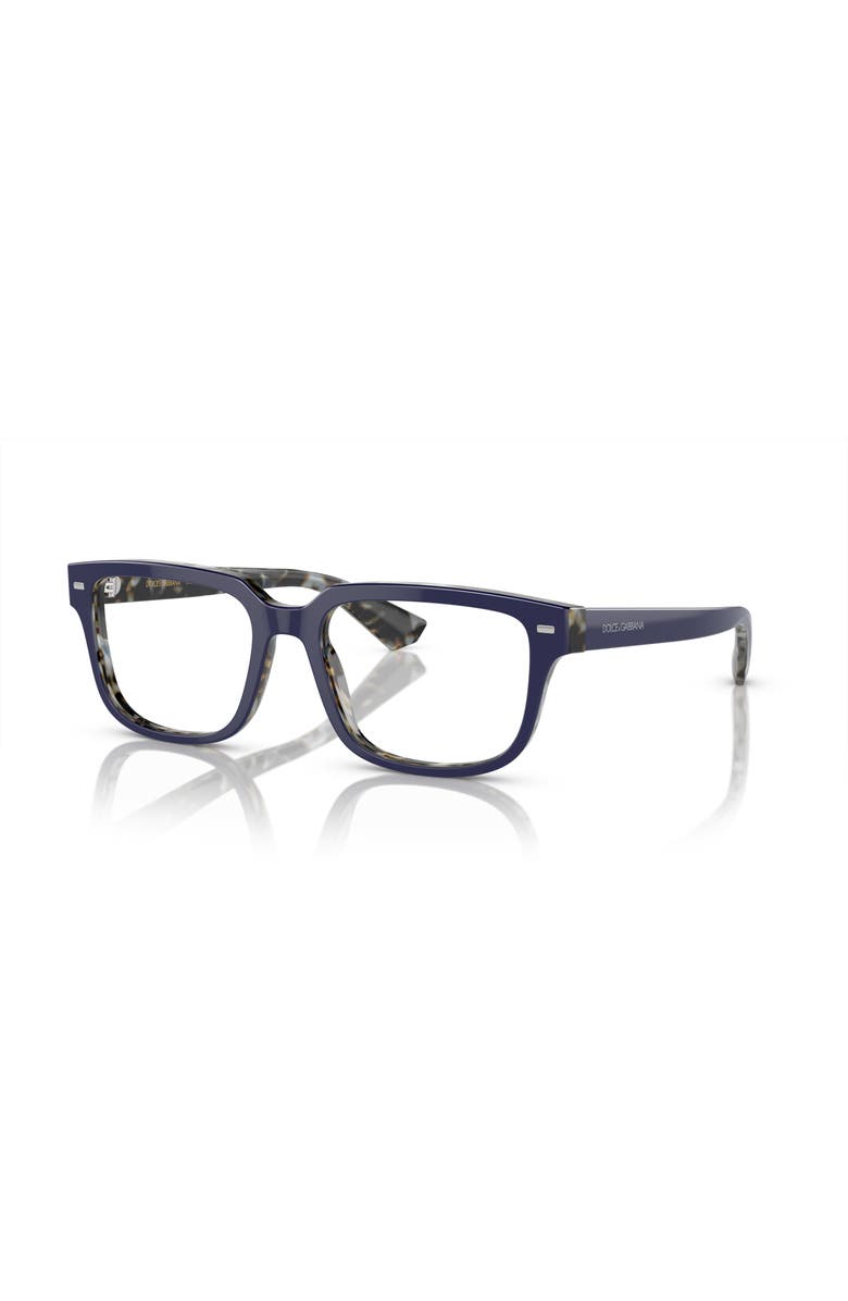 Dolce&Gabbana 52mm Square optical glasses, Main, color, Blue