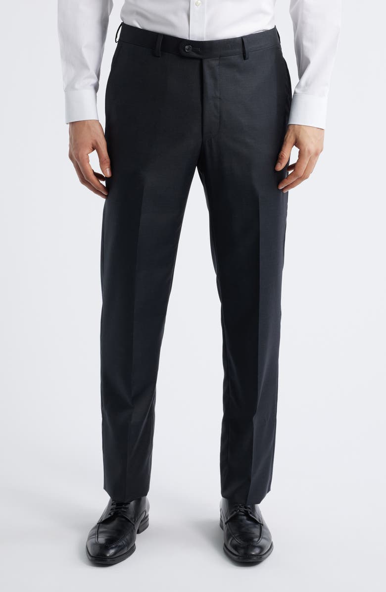 Heritage Gold Honeyway Classic Fit Super 150s Charcoal Wool Suit, Alternate, color, Charcoal