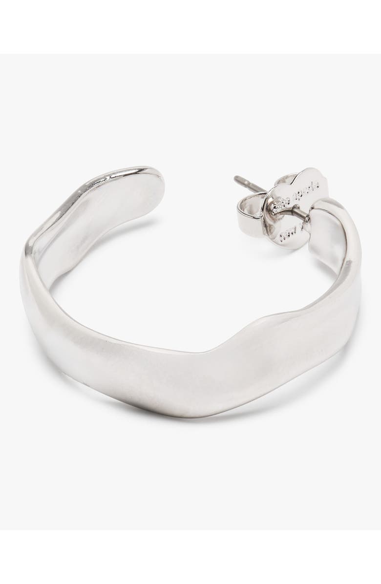 Kate Spade New York molten huggie hoop earrings, Alternate, color,