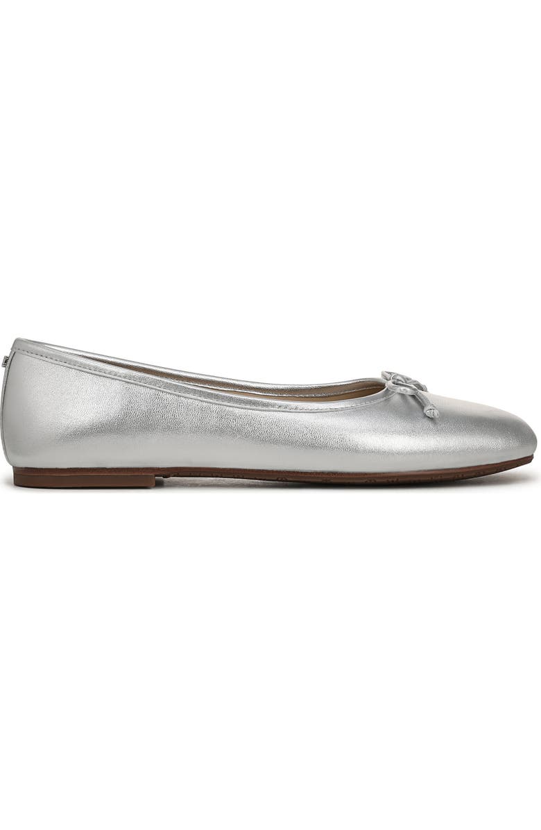 Sam Edelman Alie Ballet Flat, Alternate, color, Soft Silver