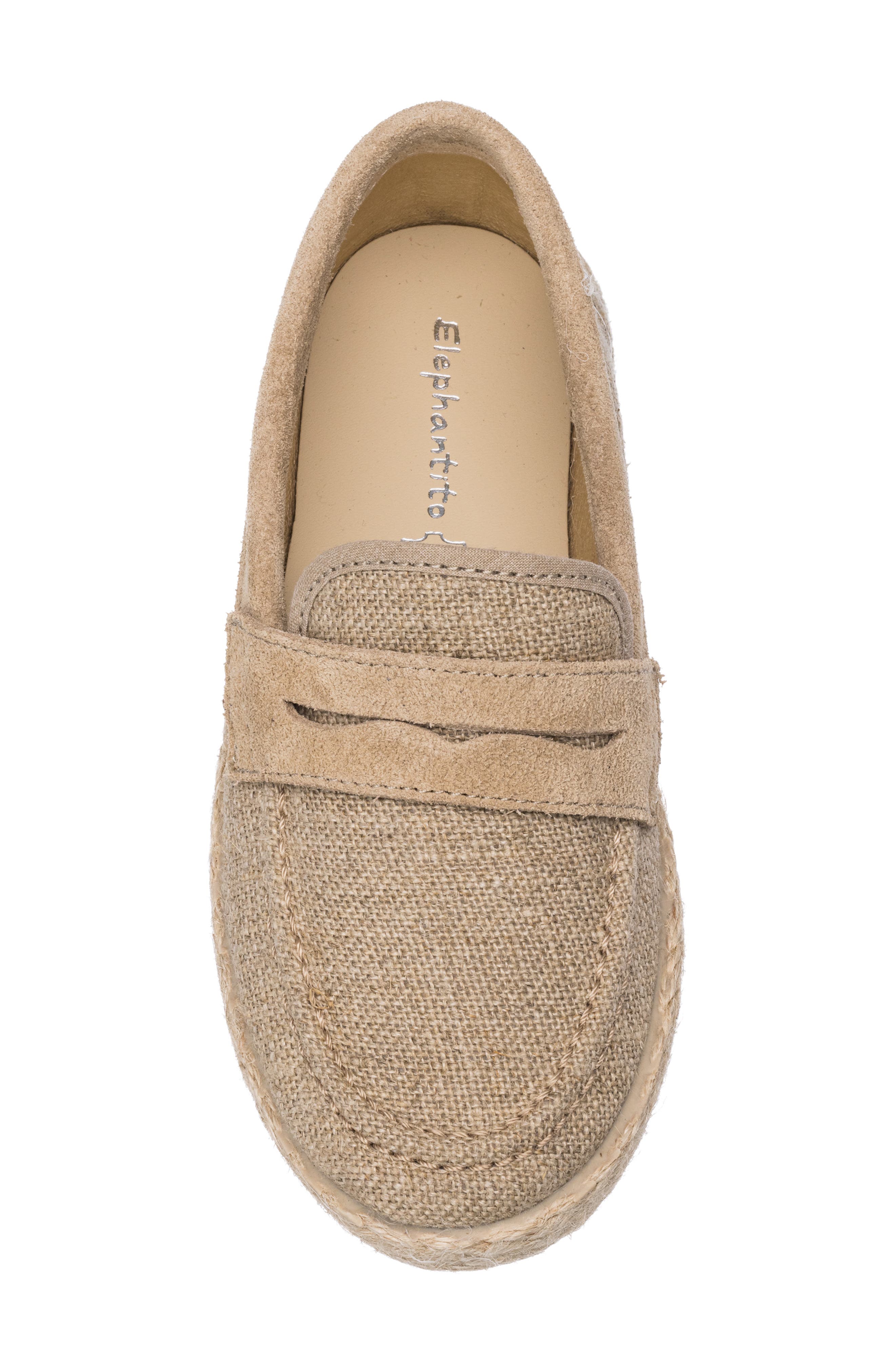Elephantito Espadrille Penny Loafer, Alternate, color, 