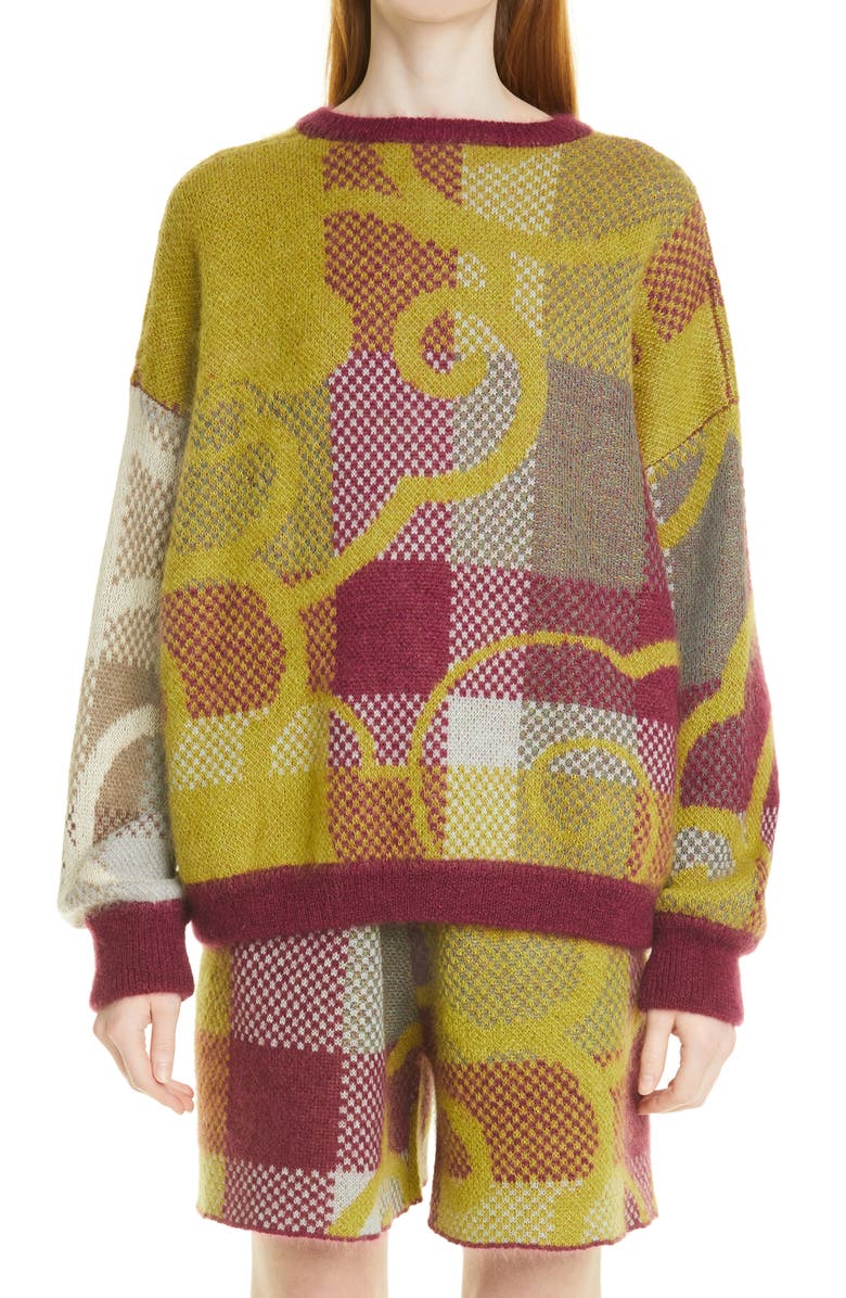 YanYan Cirrus Mohair Blend Sweater, Main, color,