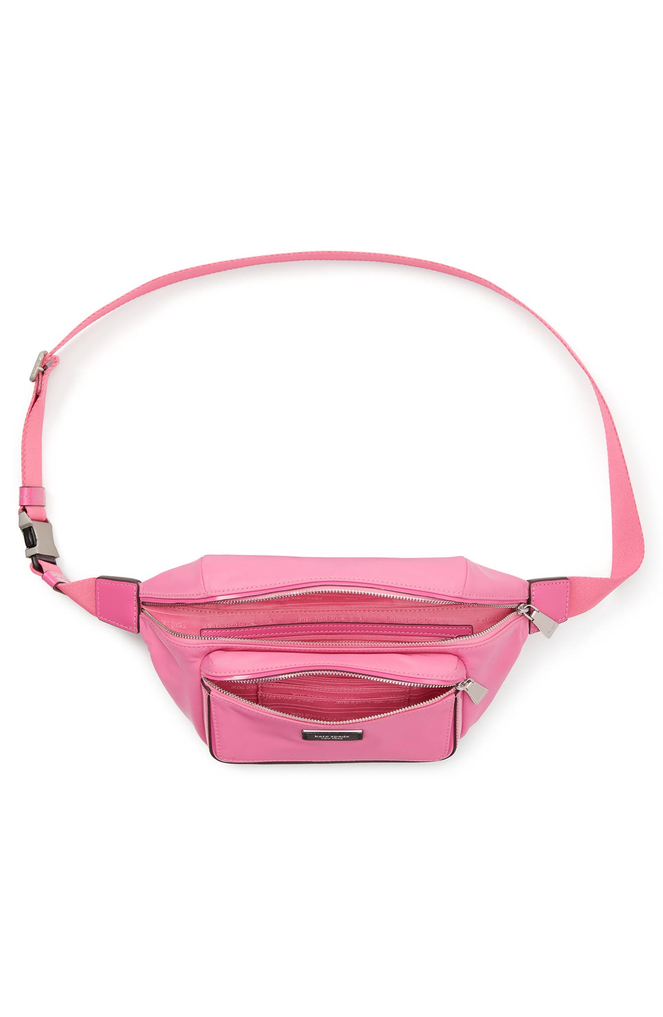 medium sam icon belt bag, Alternate, color, PINK CLOUD