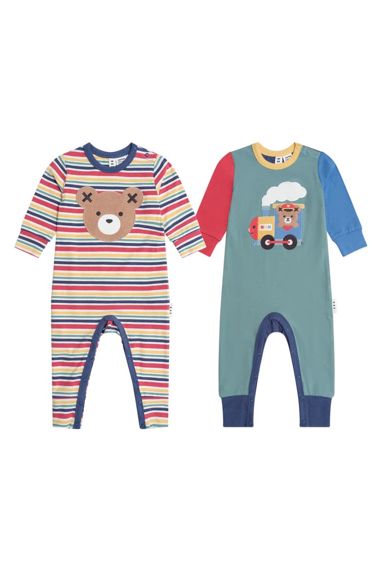 Huxbaby Hux Romper 2 Pack Set, Main, color, Multi