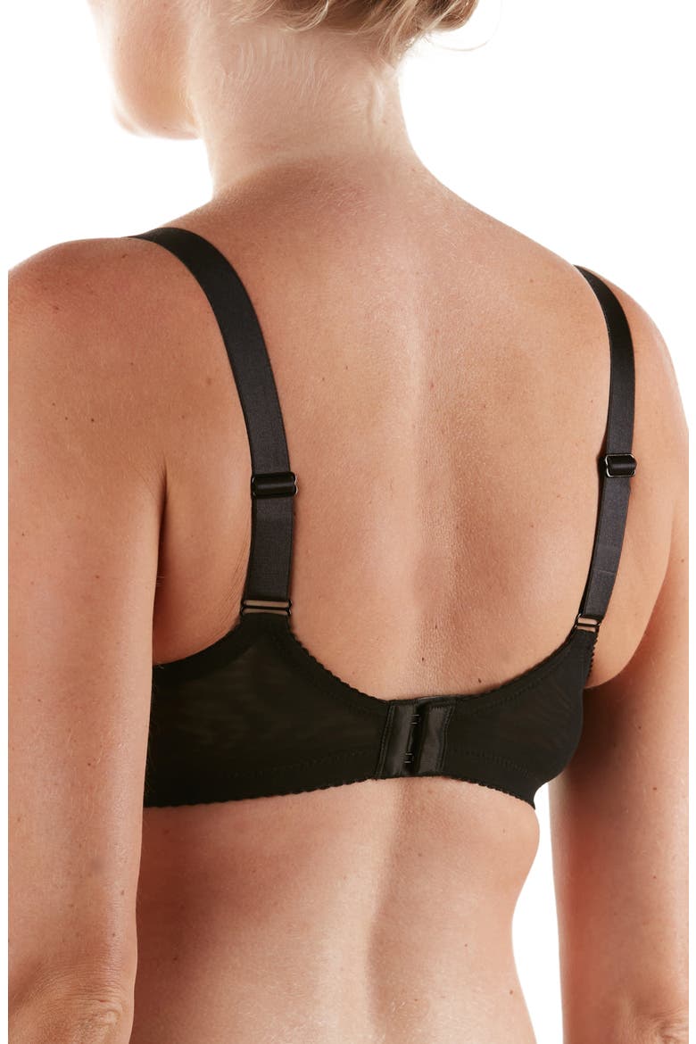 Iris Lace Maternity/Nursing Bra, Alternate, color, BLACK