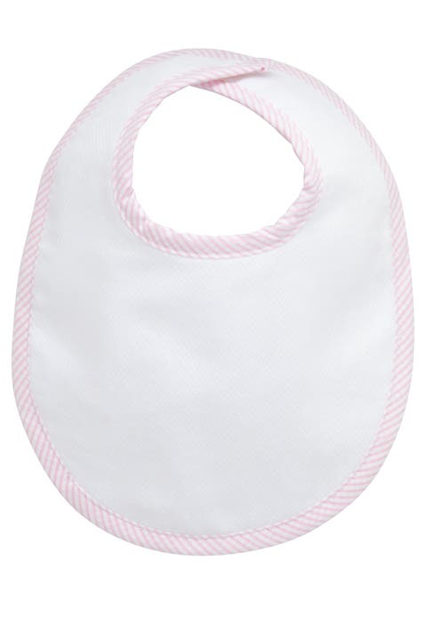 Seersucker Stripe Basic Bib