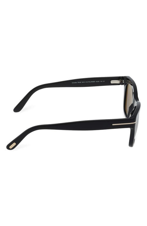Tom Ford Snowdon 52mm Square Sunglasses