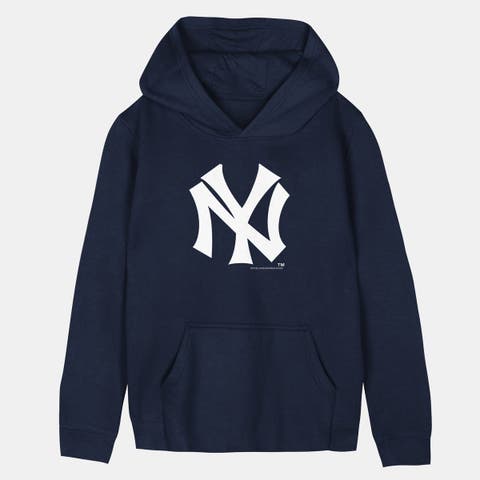 Toddler Mitchell & Ness  Navy New York Yankees Retro Logo Hoodie