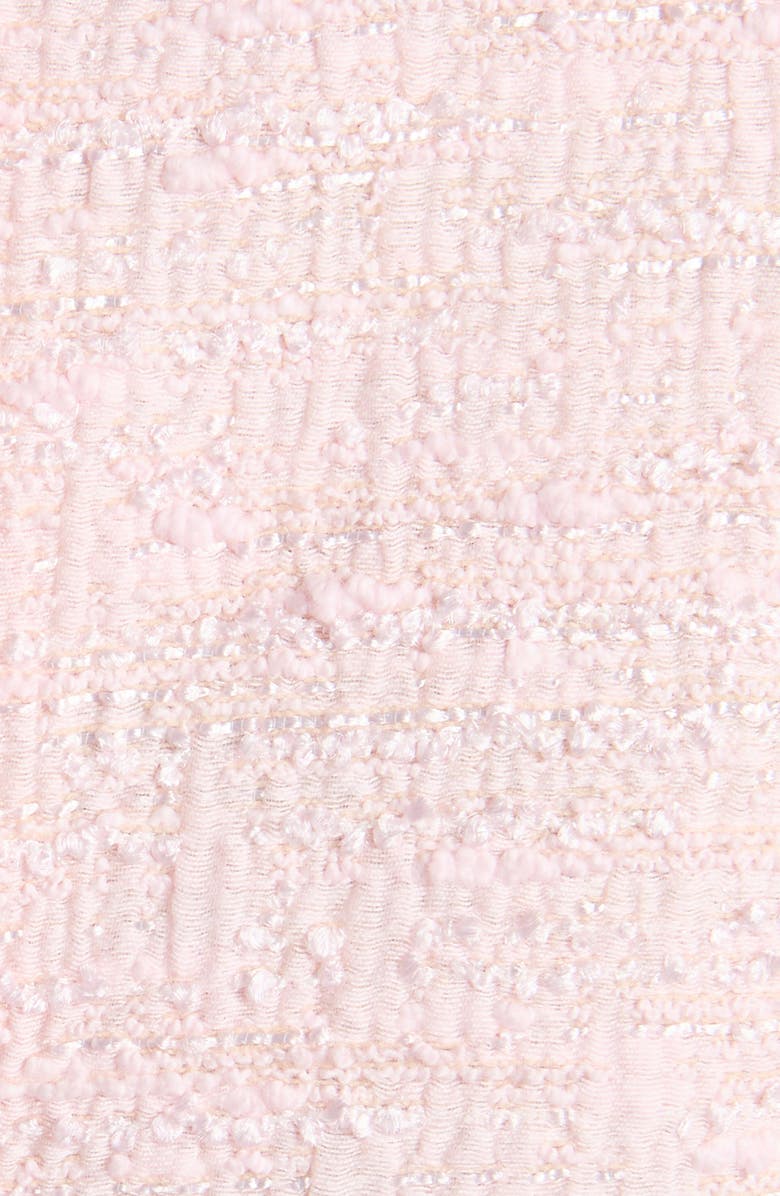Valentino Garavani Rhinestone Embellished Tweed Minidress, Alternate, color, Pink