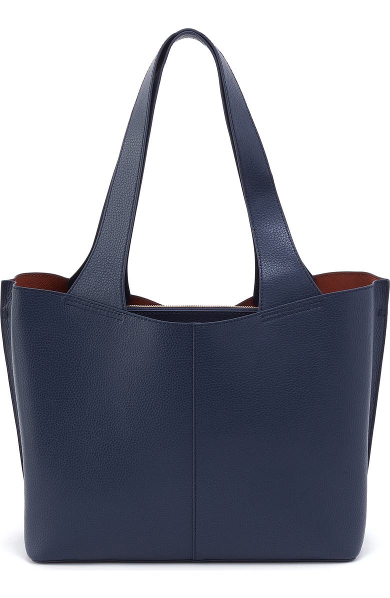 HOBO Vida Leather Tote, Alternate, color, Mood Indigo Coconut Shell