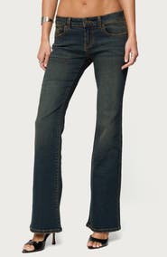 EDIKTED Tez Low Rise Bootcut Jeans