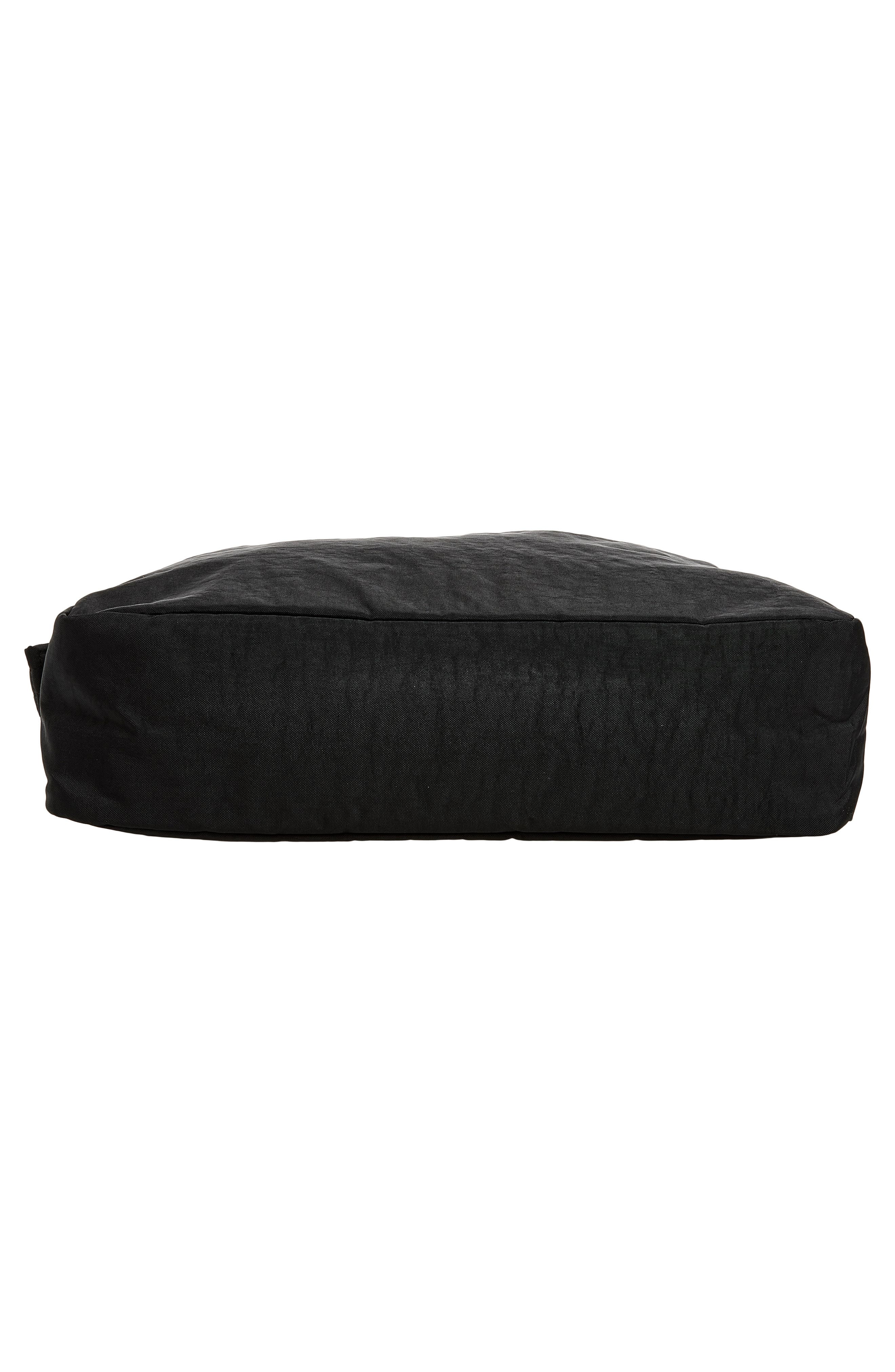 Recycled Nylon Shoulder Bag, Alternate, color, BLACK