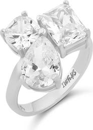 SHYMI Cubic Zirconia Cocktail Ring