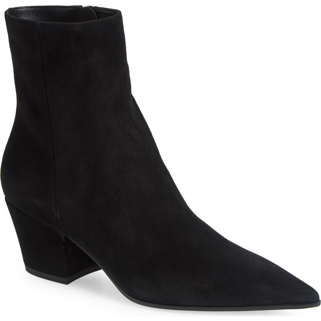 Gianvito Rossi Keinna Pointed Toe Sock Boot In Black