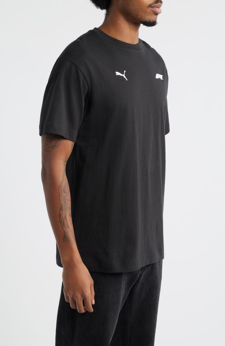 PUMA Formula 1<sup>®</sup> Logo Graphic T-Shirt, Alternate, color, Puma Black