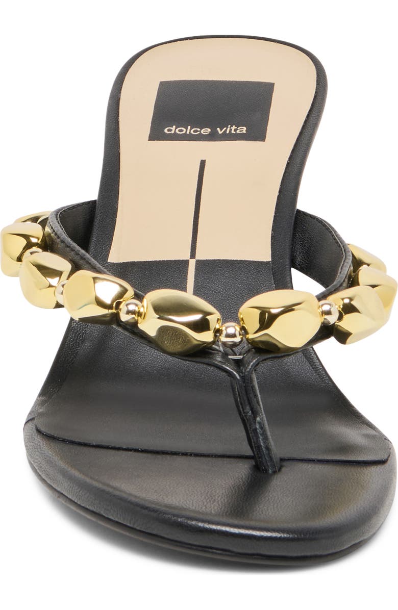 Dolce Vita Daksie Flip Flop, Alternate, color, Black Leather