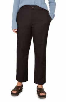 Vince Stretch Cotton Blend Cigarette Pants