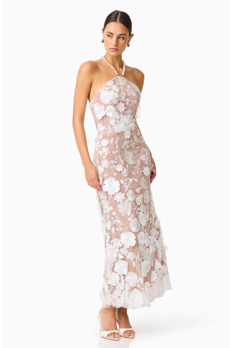 Jules Halter Dress, Alternate, color, WHITE