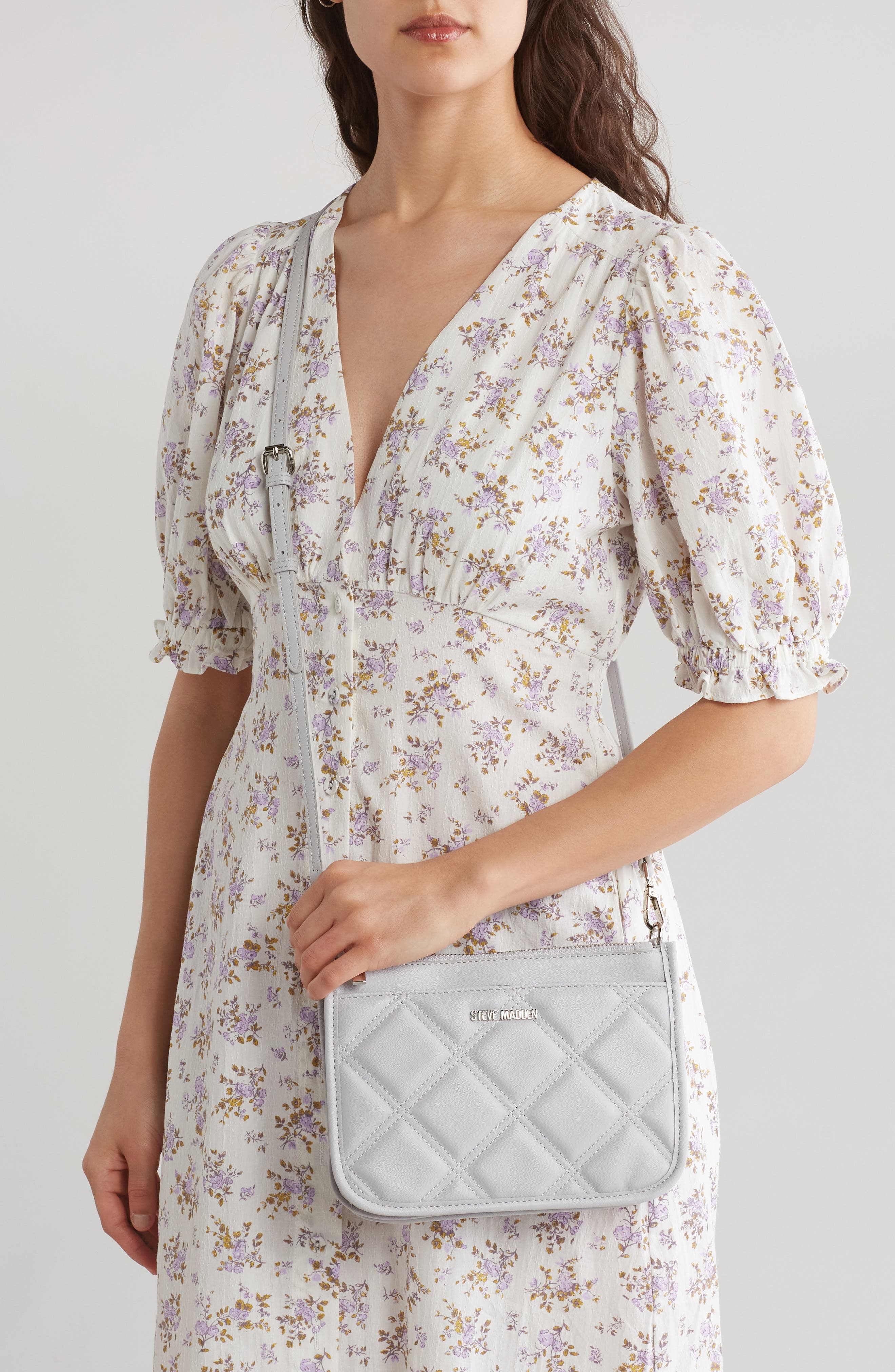 Steve Madden Bmoana Crossbody Bag, Alternate, color, Grey