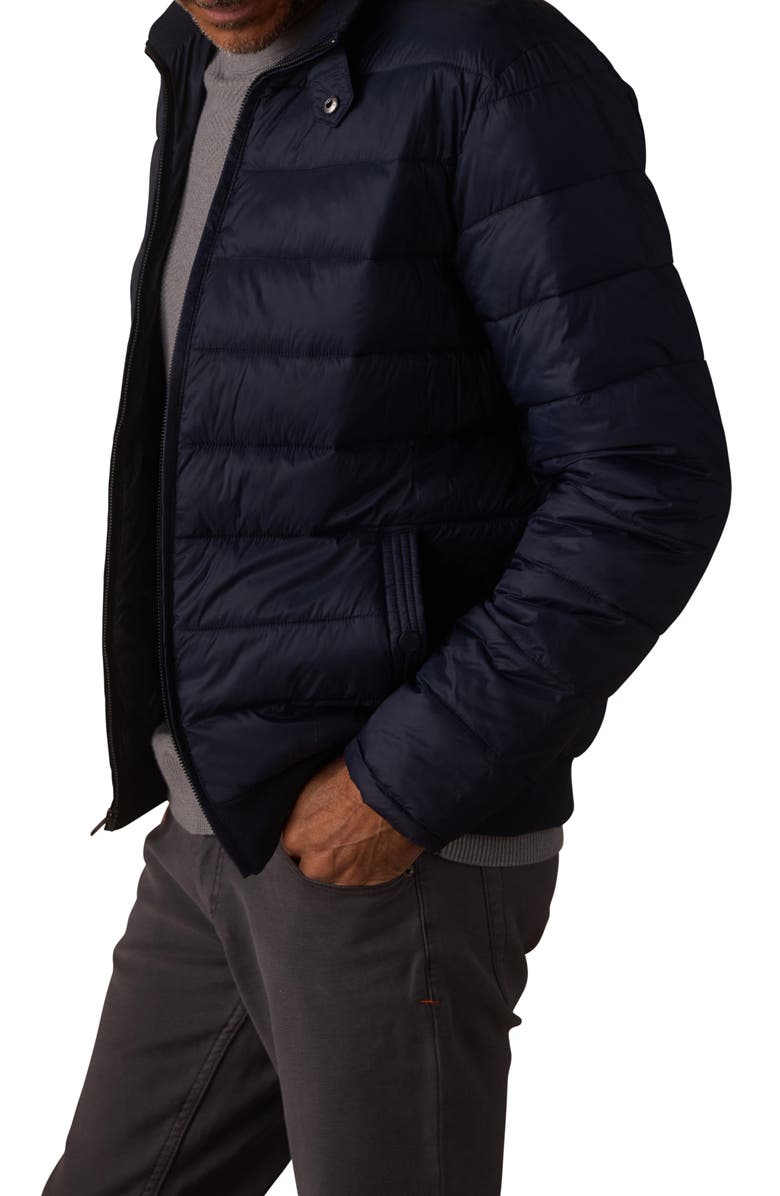 The Normal Brand Sportivo Nylon Puffer Coat, Alternate, color, Normal Navy