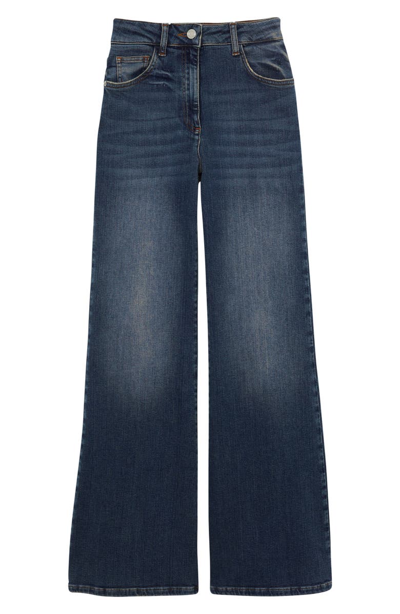 Reiss Bonnie Flare Jeans, Alternate, color, Mid Blue