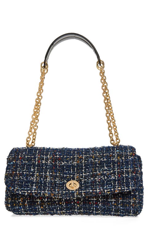 Tweed Convertible Crossbody Bag