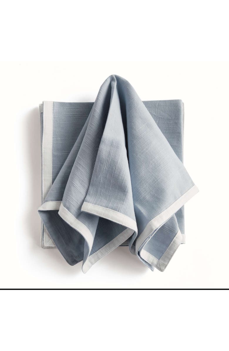 Napa Home & Garden Paige Dinner Napkins Set Of 4, Main, color, Blue