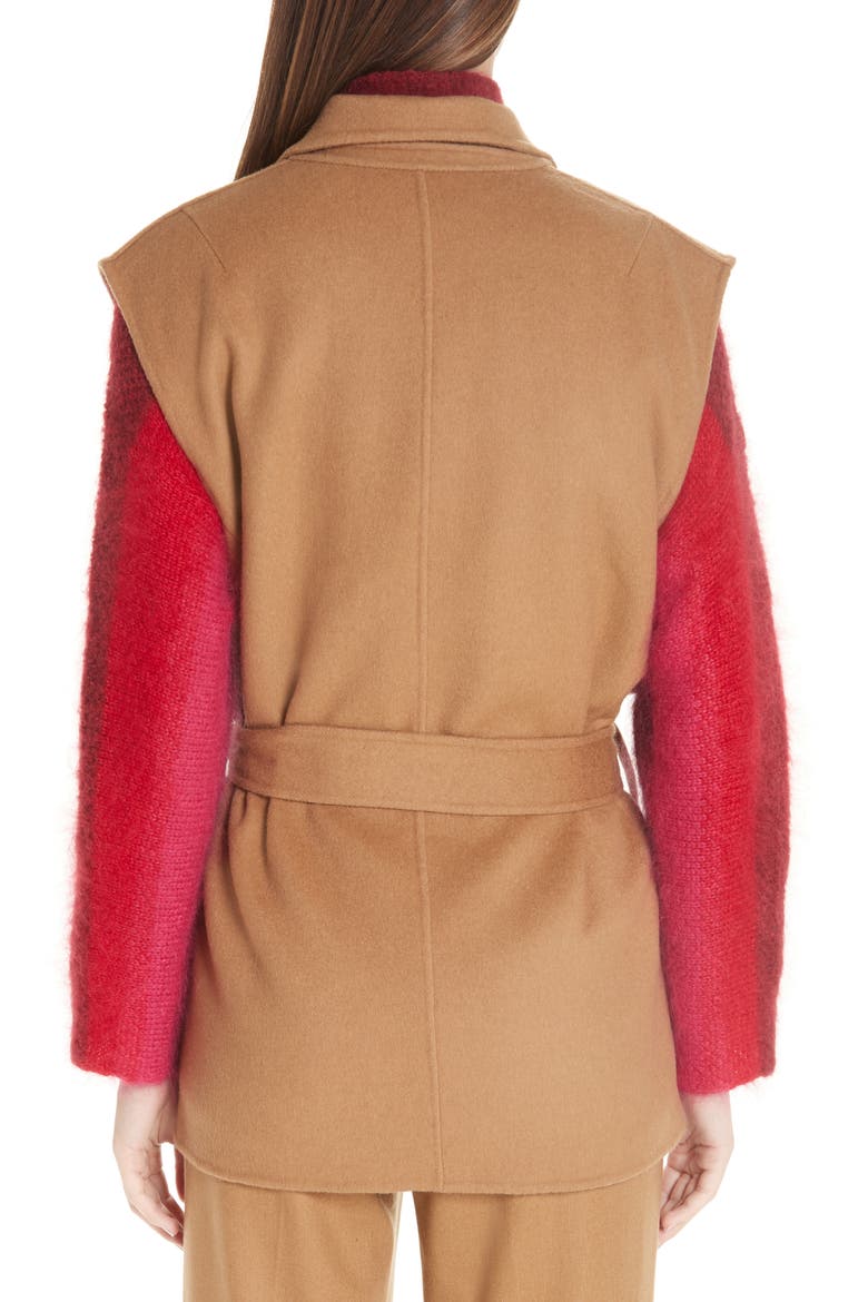 Pearson Wool Blend Vest, Alternate, color, CAMEL