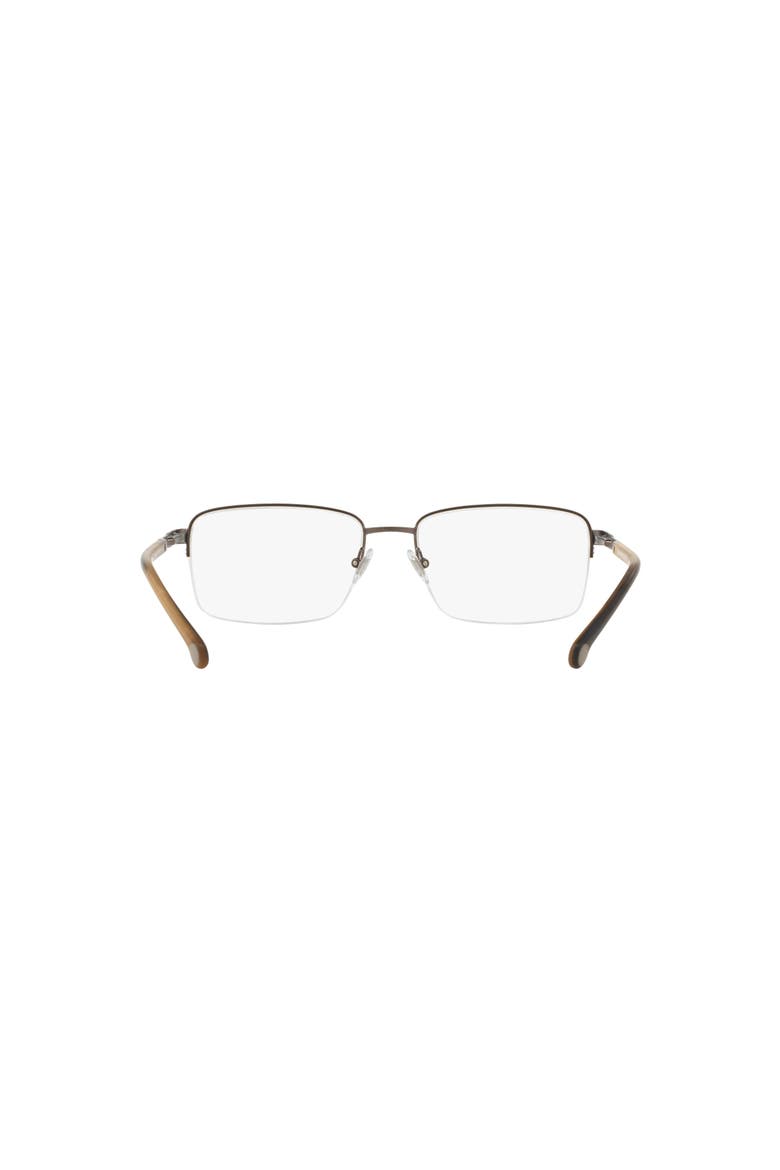 56mm Rectangle optical glasses, Alternate, color, Brown