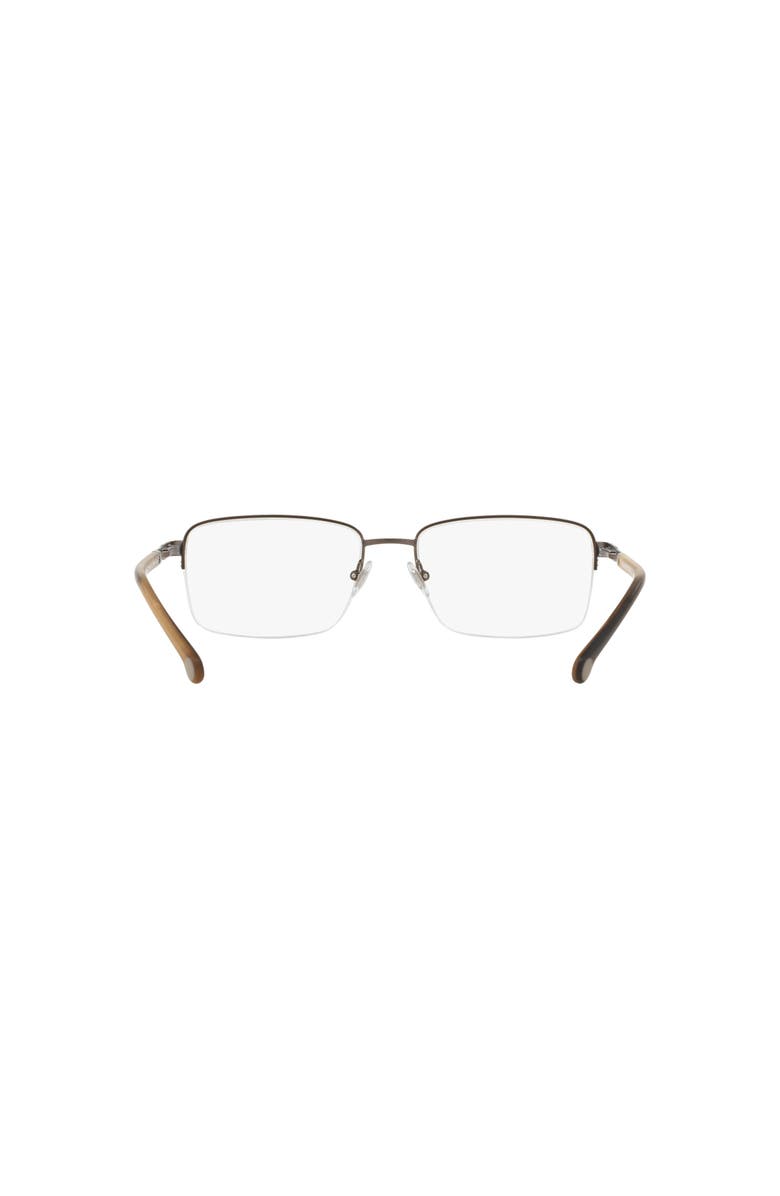 Brooks Brothers 56mm Rectangle optical glasses, Alternate, color, Brown