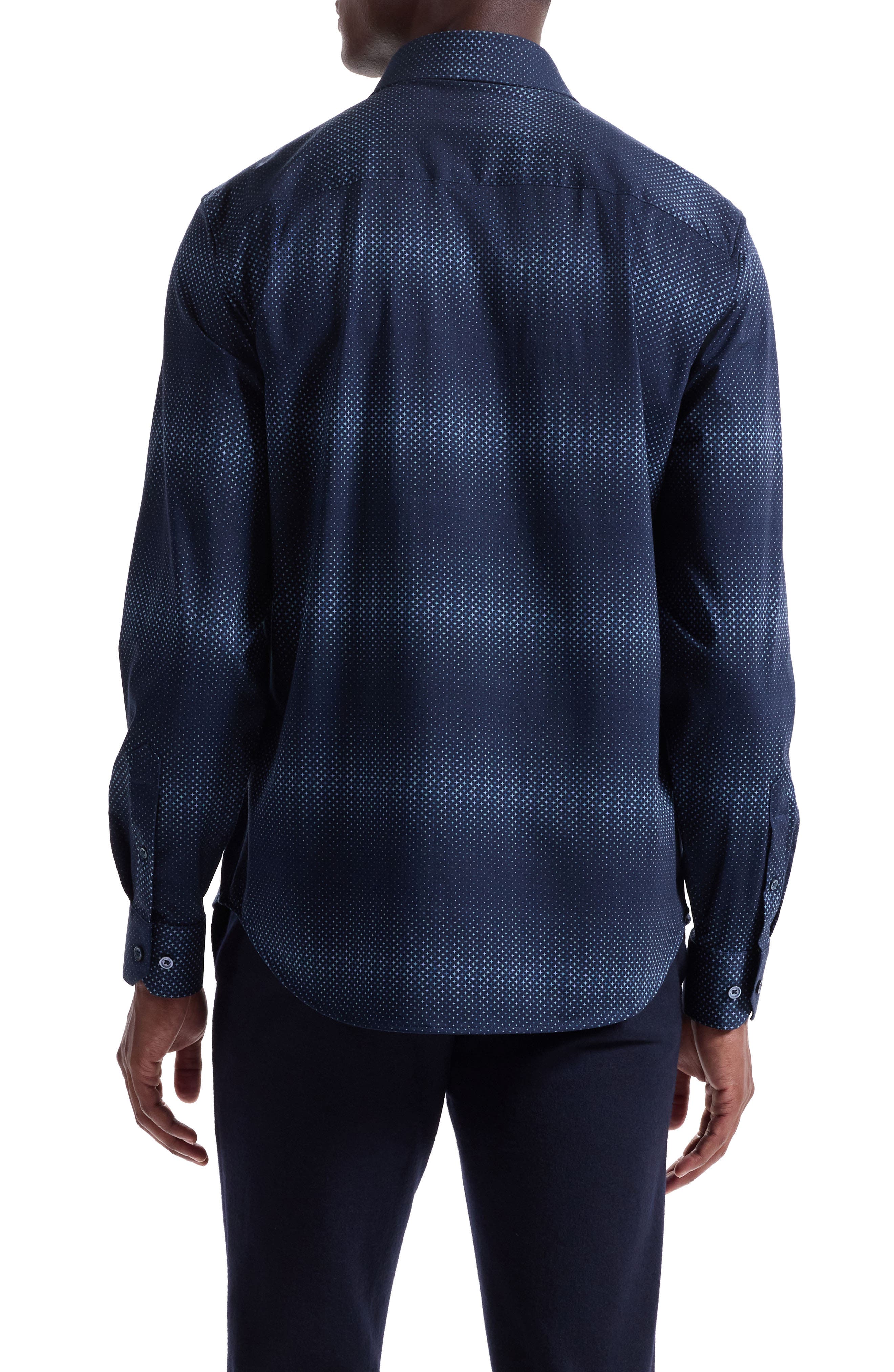 James OoohCotton Gradient Geo Print Button-Up Shirt - image 2