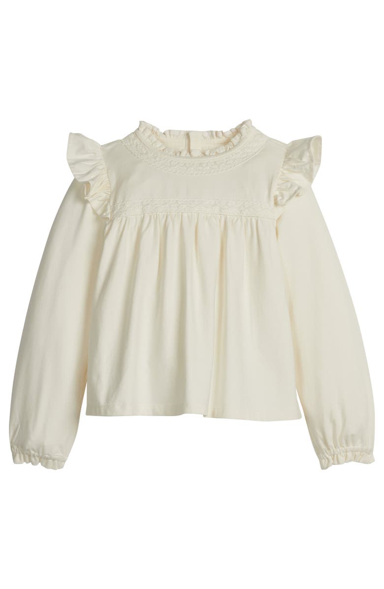 Little English Kids' Long Sleeve Shannon Blouse, Main, color, Cream