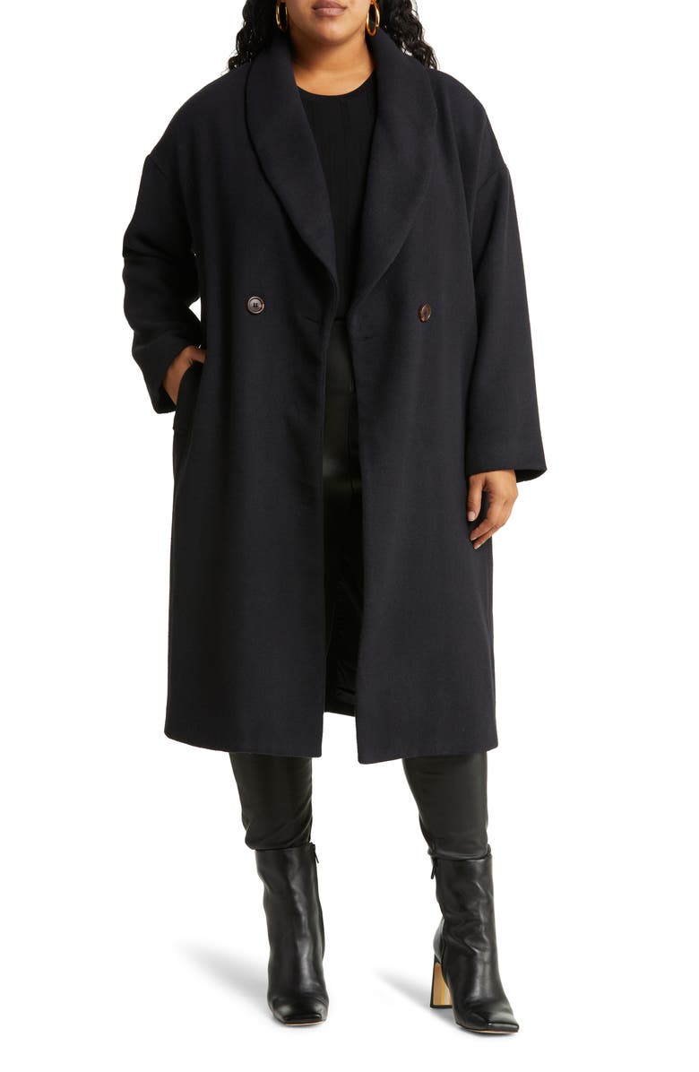 Halogen<sup>®</sup> Double Breasted Long Coat, Main, color,