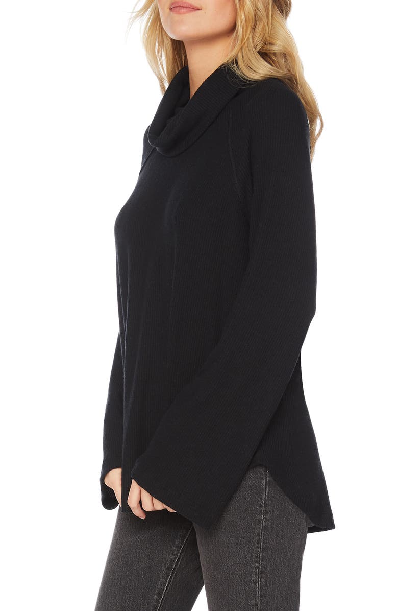 Michael Stars Ribbed Turtleneck Top, Alternate, color, 