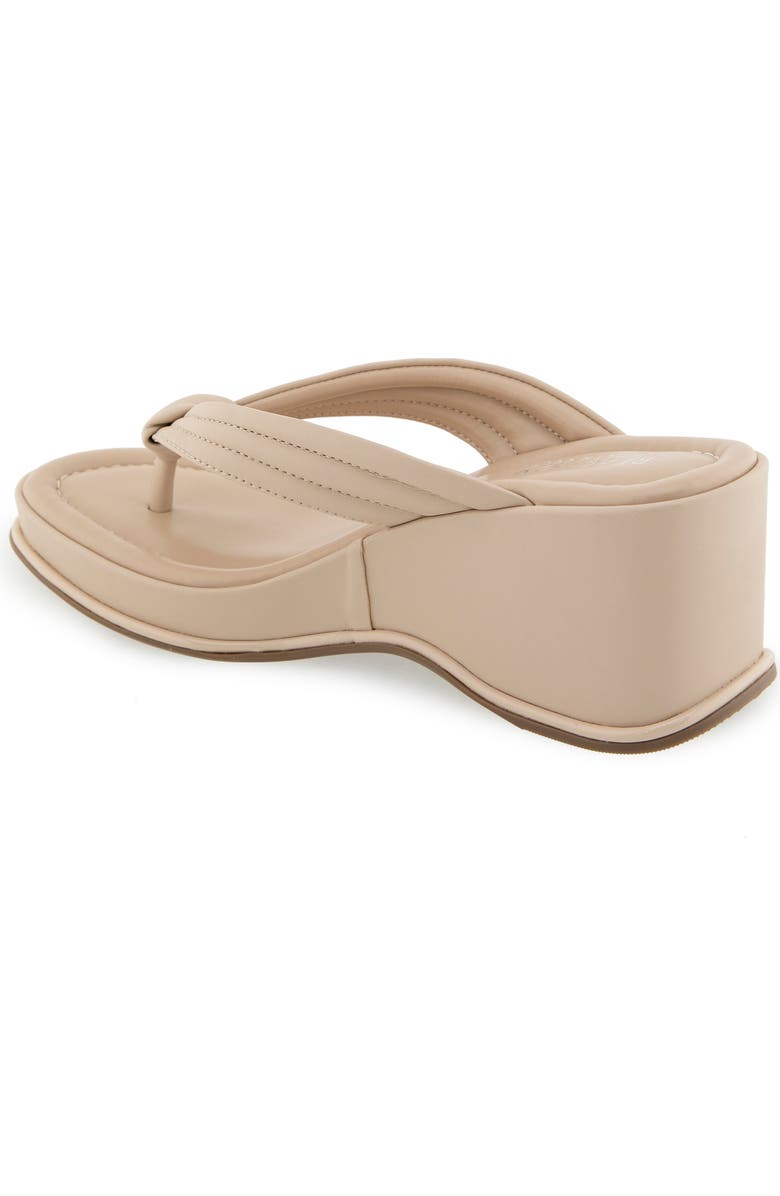 Reaction Kenneth Cole Rixton Platform Wedge Thong Sandal, Alternate, color, Smoke Grey