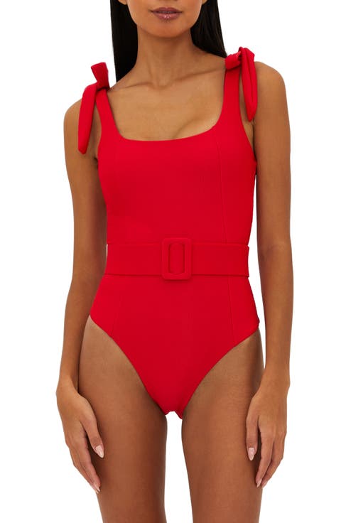 Sydney Belted One-Piece Swimsuit