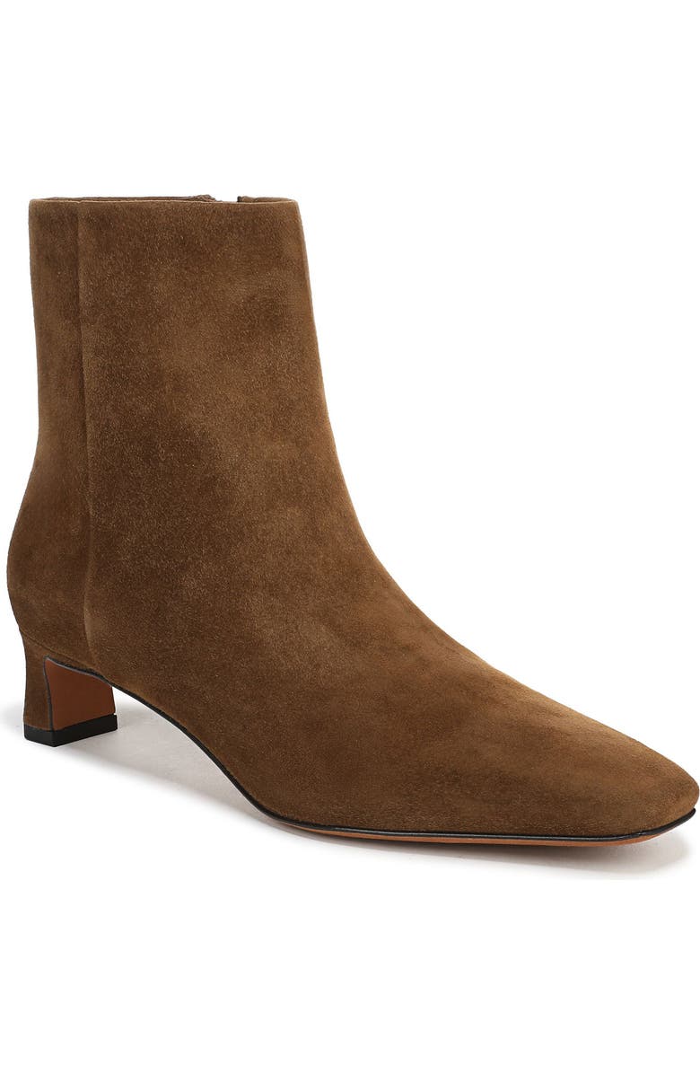 Vince Harlan Square Toe Bootie, Main, color, Elmwood