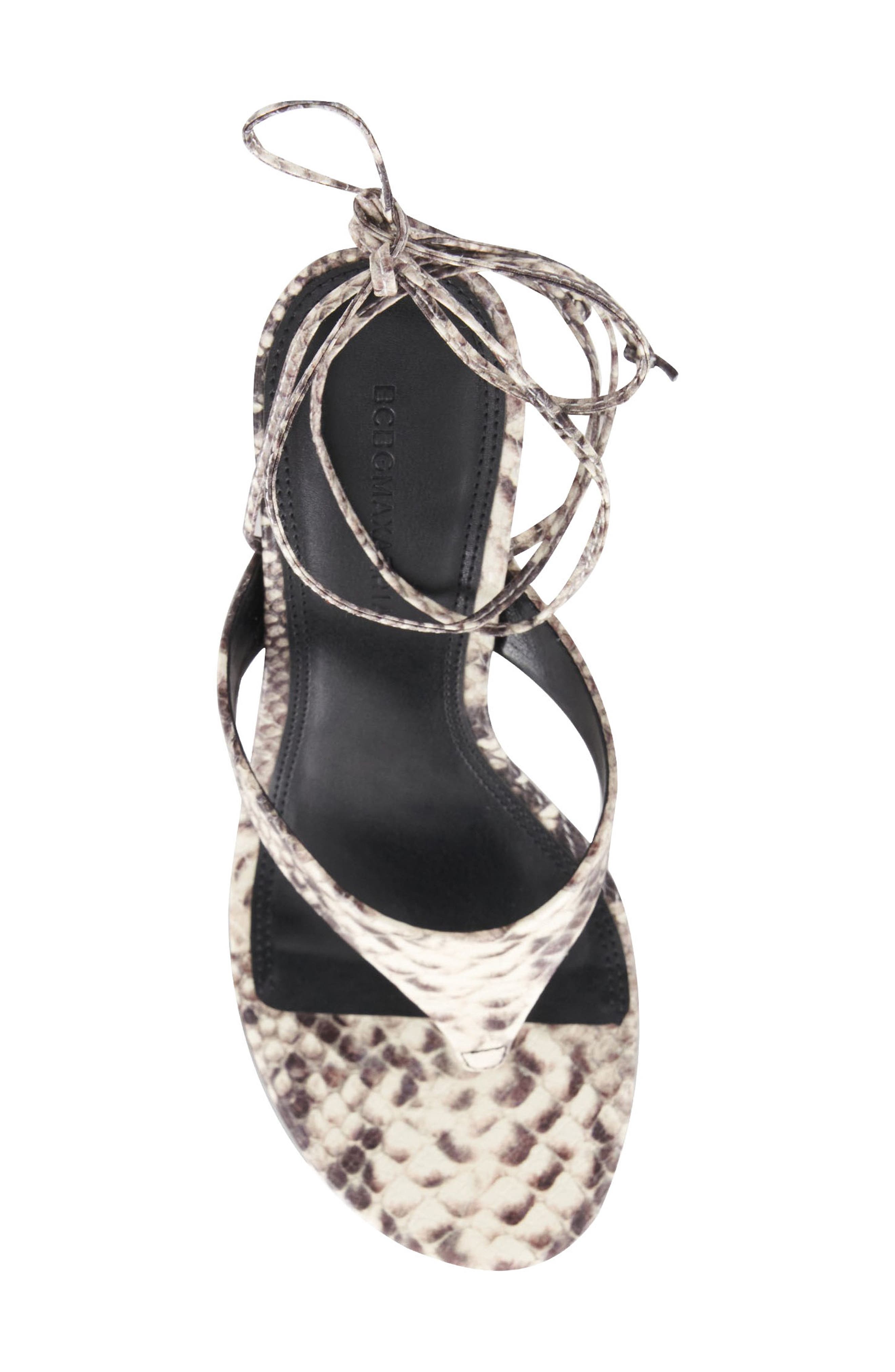 Qwyn Ankle Strap Sandal, Alternate, color, SNAKE EMBOSSED MULTI