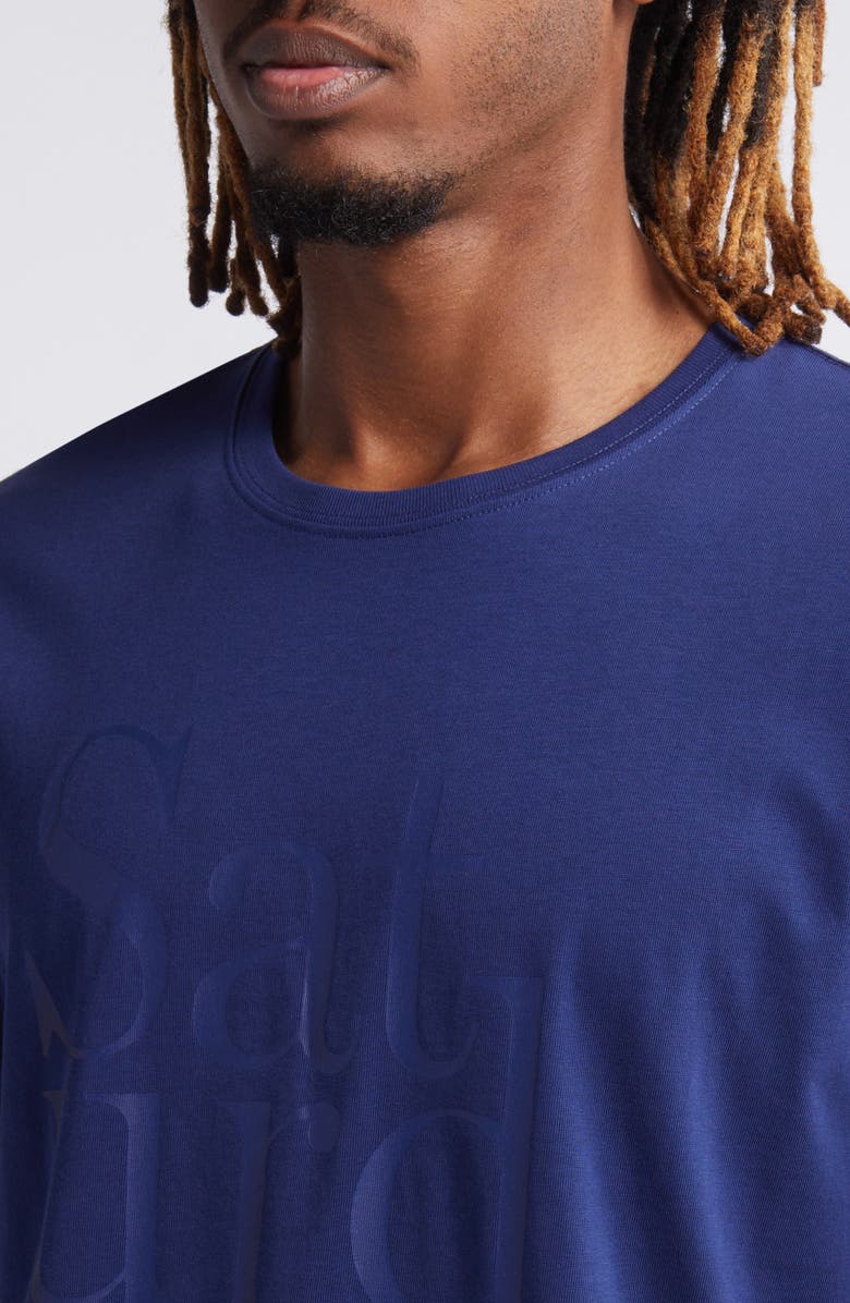 Saturdays NYC Miller Stacked Logo Graphic T-Shirt, Alternate, color, 