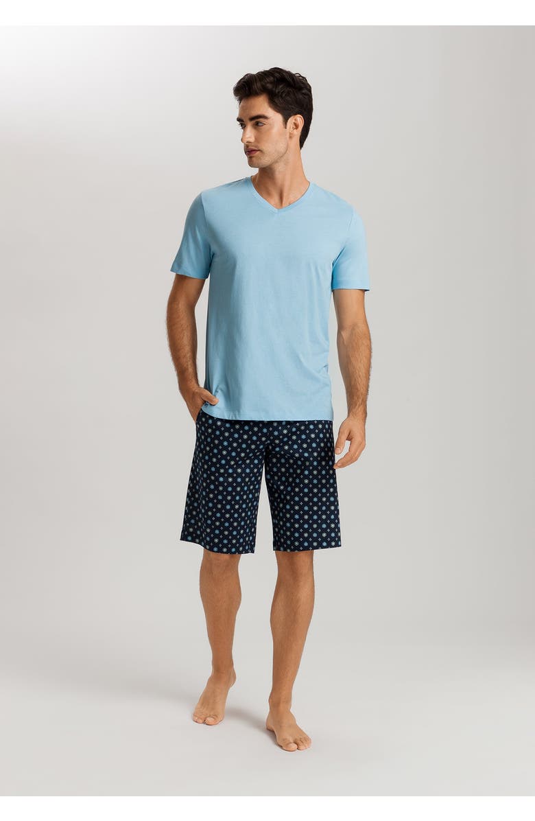 Hanro Night And Day V-Neck Cotton Pajama Set, Alternate, color, 