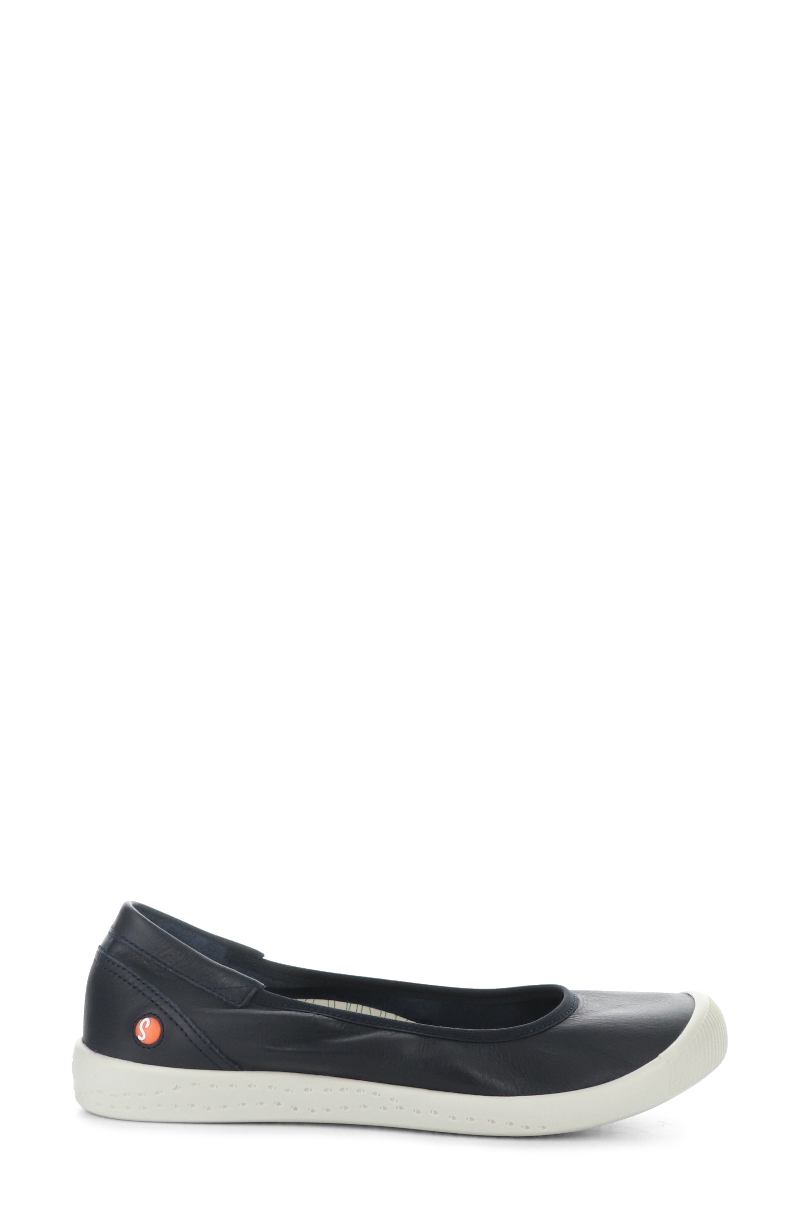 Softinos by Fly London Ilme Ballet Flat, Alternate, color, 010 Navy Smooth Leat