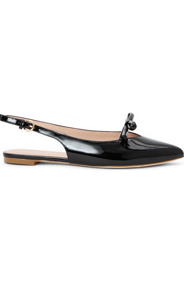 Jack Rogers Lennox Slingback Pointed Toe Pump, Alternate, color, Black
