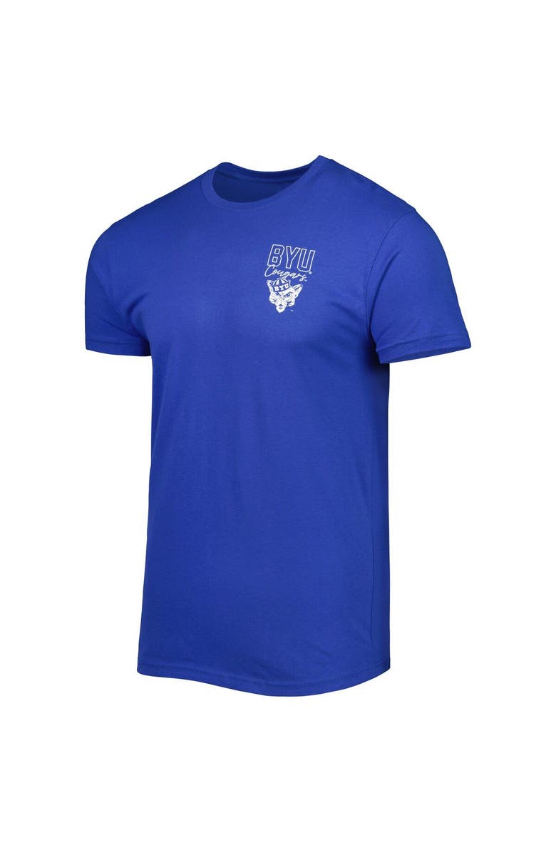 IMAGE ONE Men's Royal BYU Cougars Vintage Through the Years 2-Hit T-Shirt, Alternate, color, 