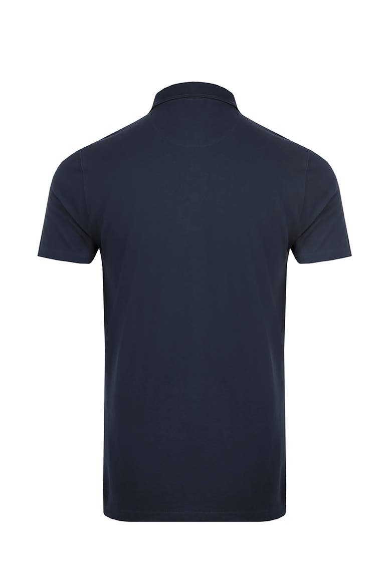 Miles Pique Polo, Alternate, color, Navy