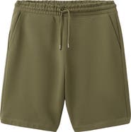 MANGO Cotton Drawstring Shorts