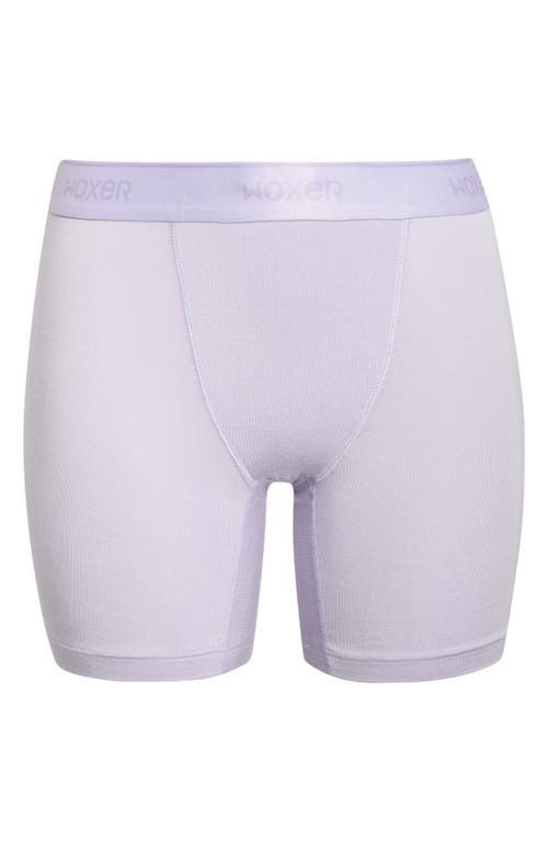 Woxer Baller Ultra-soft 5-inch Boxer Briefs In Purple