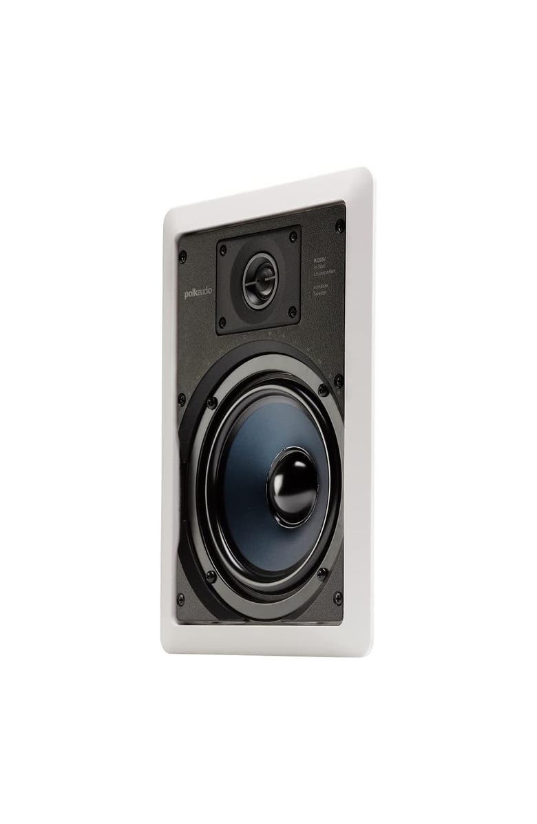Polk Audio RC65i 2 Way In Wall Speakers - 4 Pack, Alternate, color, White