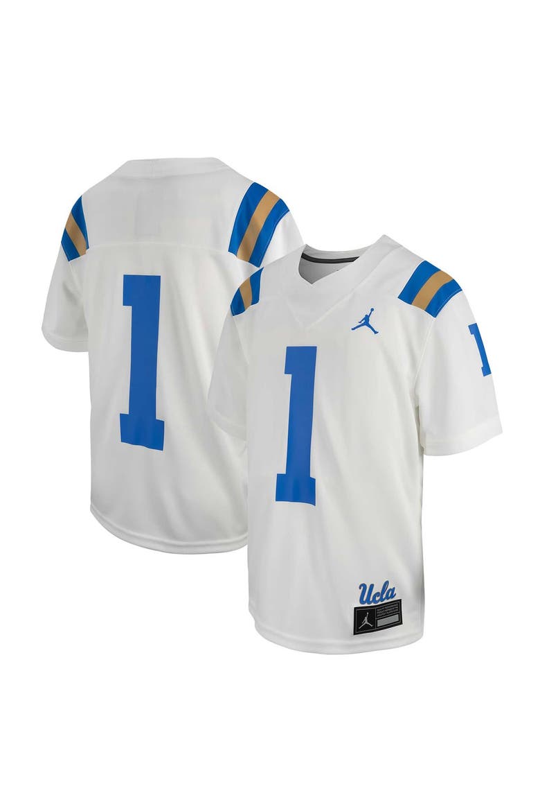 Youth Jordan Brand #1 White UCLA Bruins Untouchable Replica Game Jersey, Main, color, White